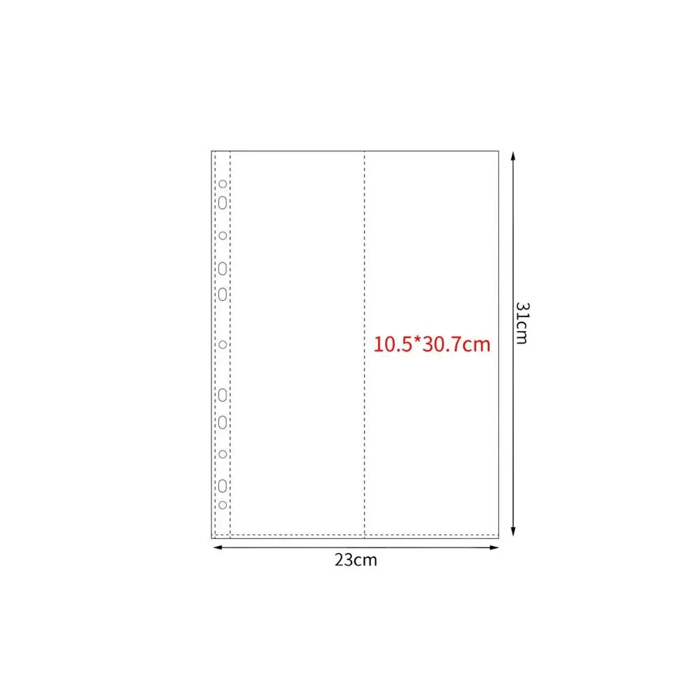 A4 Kpop Photocard Binder Sheets Multiple Pockets Sleeve PP Acid Free Photo Album Refill Pages Card Stamp Die Jewelry Storage