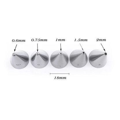 2/3/5/7/12 Pcs/Set Icing Piping Nozzles Set Russian Round Tips Fondant Cake Cream Decorating Pastry Tools