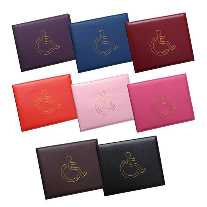 Handicapped Wallet Identity Badge Certificate Protection Cover Disabled Blue Badge Holder Document Safe Parking Permit Displa