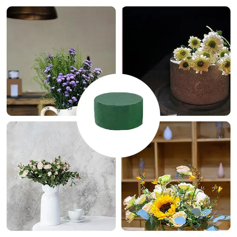 6Pcs Floral Foam Blocks for Fresh and Artificial Flowers Dry Wet Flower Mud Flower Arrangement Home Party Holiday Decorations