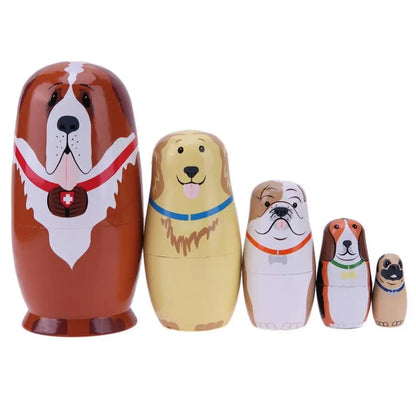 Craft Supplies Home Bedroom Nesting Doll Matryoshka Dolls Toys Wooden Russian Nesting Doll Russian Nesting Stacking Dolls - C