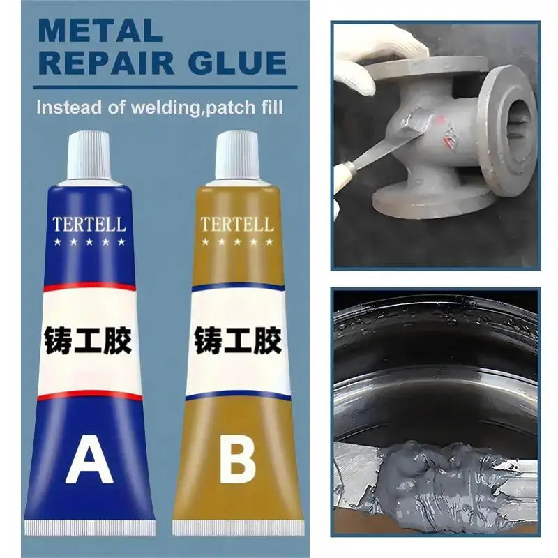 welding-grade casting adhesive-no power supply, machinable/grindable/paintable, used for metal and metal casting defects.