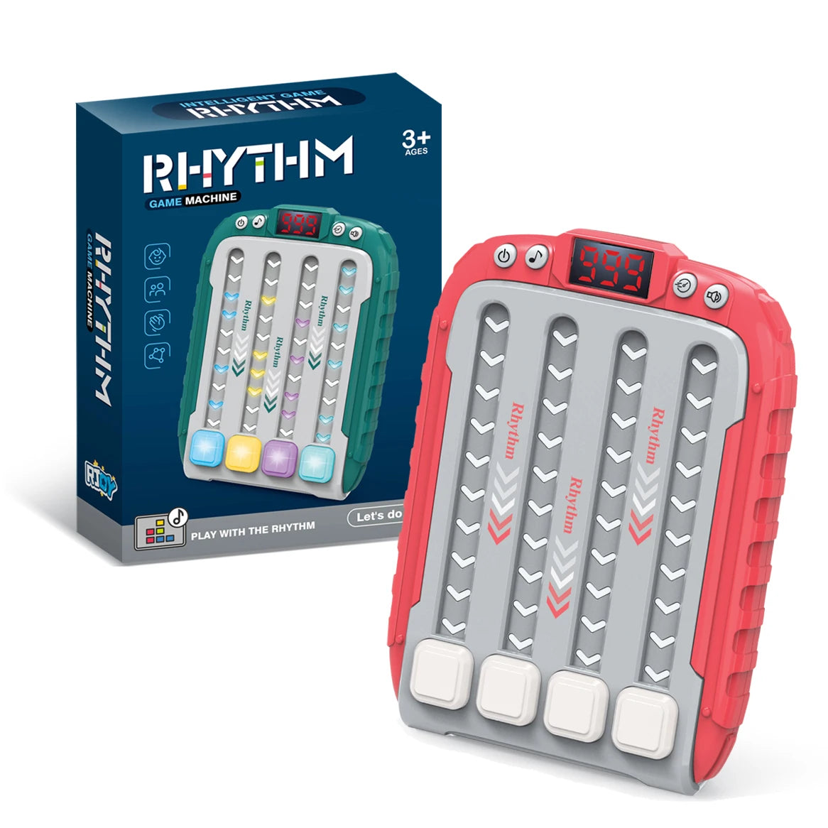 Decompress game consoles Defusing music exercise reflexes Press music children puzzle music pass brain thinking training toys