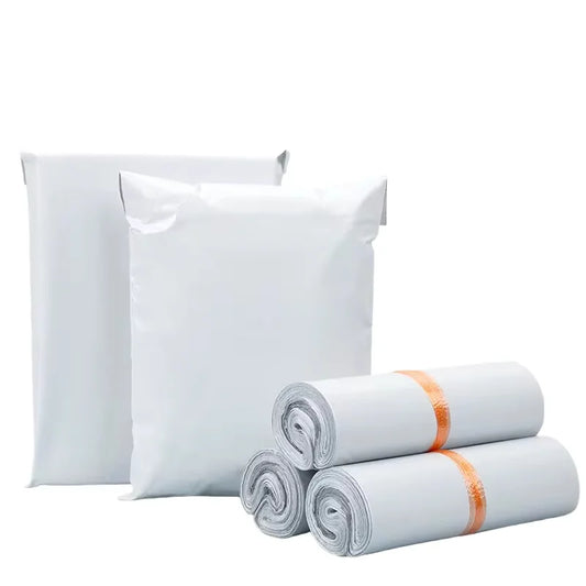 10/50/100Pcs Envelope Bag Plastic Express Envelope Storage Bag Gray White Mailing Bag Self Adhesive Sealed Express Bag