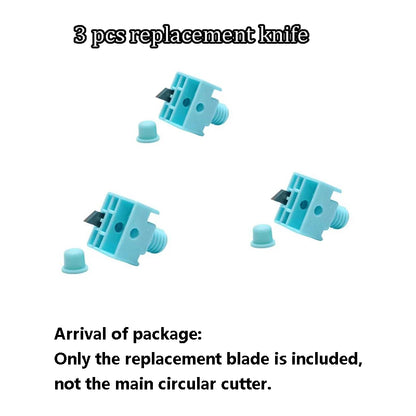 360° Adjustable Circle Cutter & Replacement Blade - Precision Scrapbooking Tool for Perfect Circular Paper Cuts