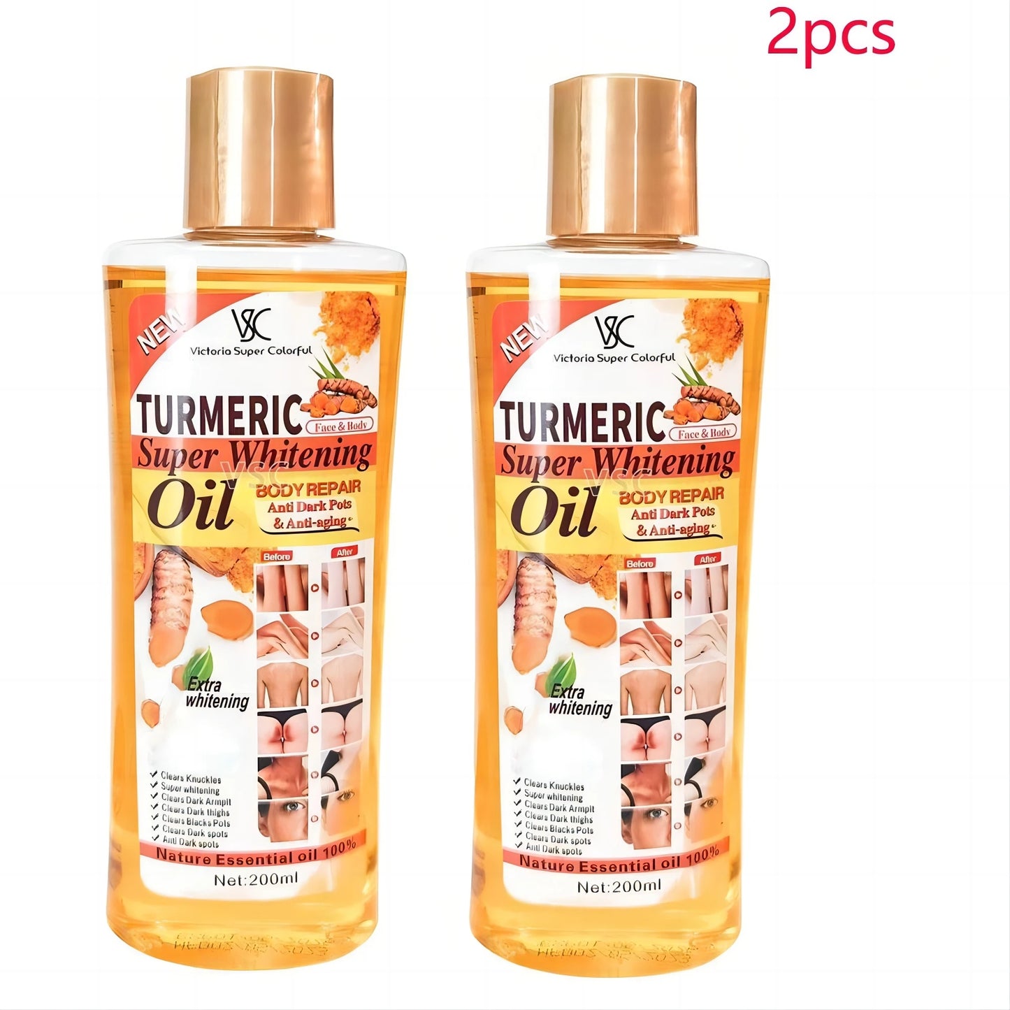 Turmeric Essential Oil Facial Body Massage oil Moisturizing Diffuser Aromatherapy Brightening Smoothing Body Face Skin Care 2