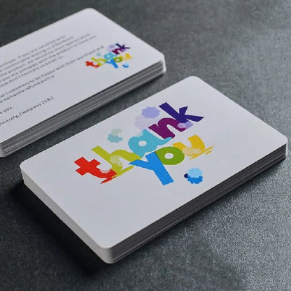 PVC Business Card Custom Photo Numbered Logo Printing ID Cards Waterproof Glossy Matte Pearl Frosted Double-sided 85*54mm
