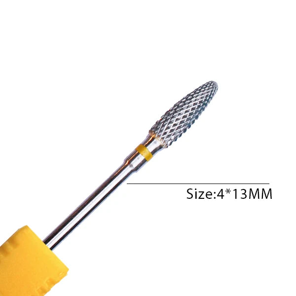 1pc Carbide Tungsten Nail Drill Bit Rotate Burr Milling Nail Cutter Bits Electric Drill Machine For Manicure Pedicure Tools -