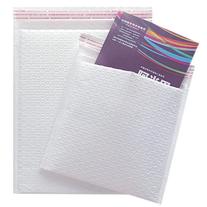 Pearlescent Bubble Mailers Padded Envelopes, Self-Adhesive Waterproof Shipping Bags with Foam Lining for Packaging and Mailin
