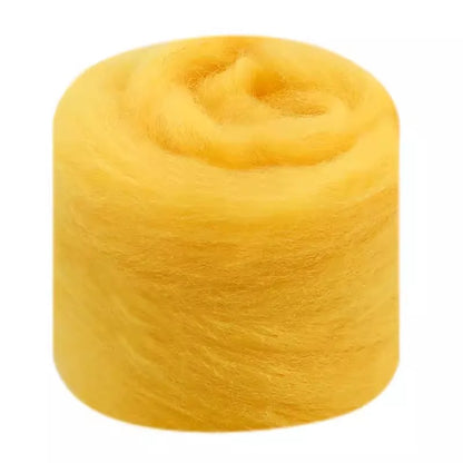 Needle Felting Wool Fibre Wool Roving for DIY Craft Materials, Needle Felt Roving Fabric Felt Craft Toys Handmade Felting Cra