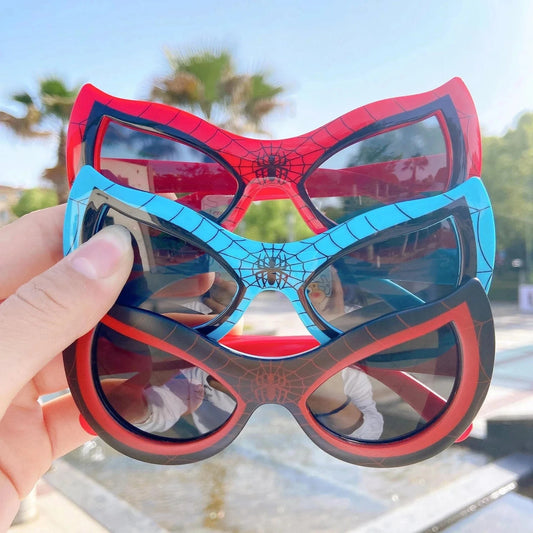 2025 Sunglasses Plastic Action Toys Figure Anime Spider Cartoon Fashion Sunglasses Cute Gifts For kids toys