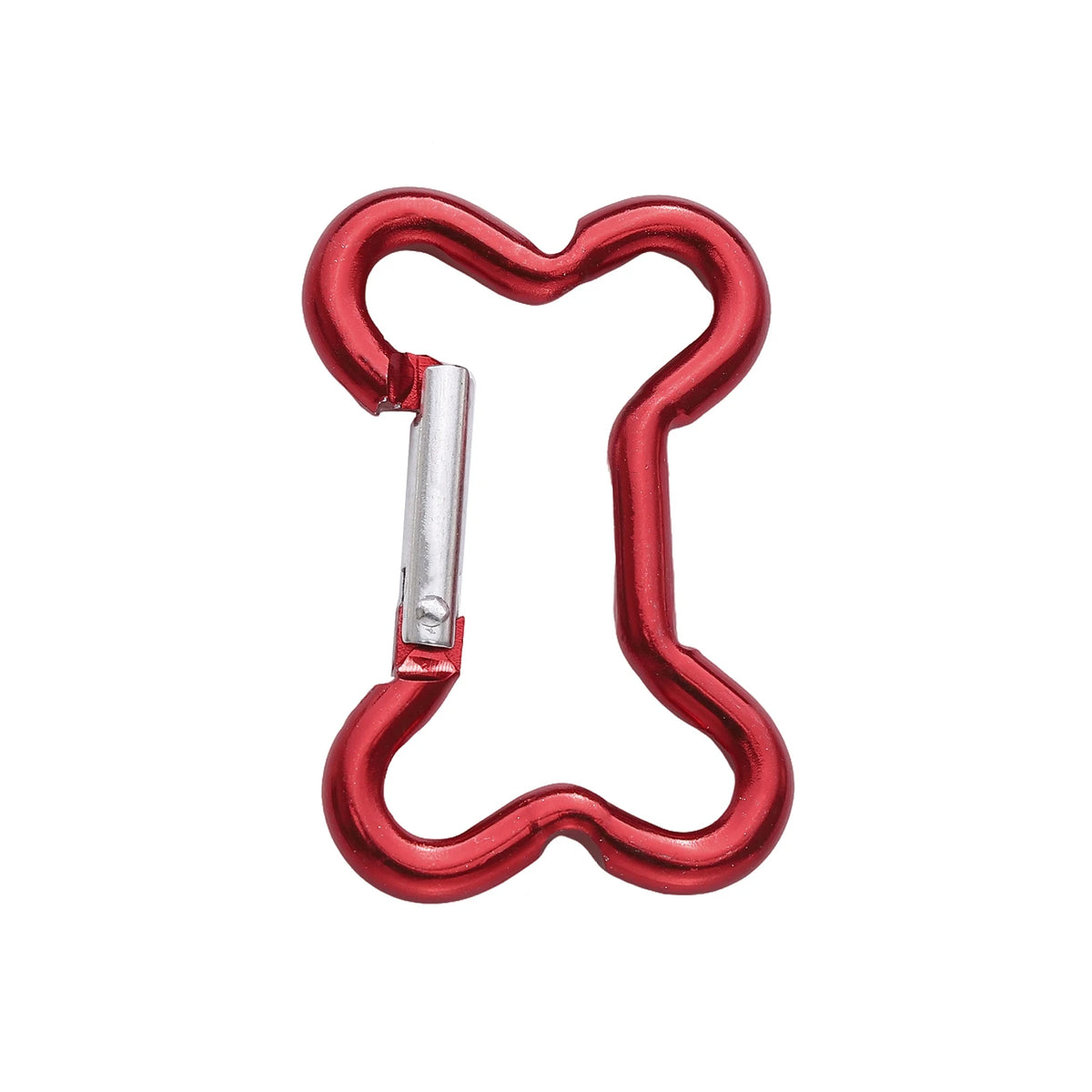 1 Pc Carabiner Rock Aluminum Mountain Buckle Star/Heart/D/Bone Shape Locking Clasp Keychain Multifunction Tools Jewelry Findi