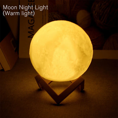 Book Light LED Moon Light Galaxy Light, Moon Night Light, Girl, Boy, Child Birthday Gift, Bedroom Decoration Indoor lighting 
