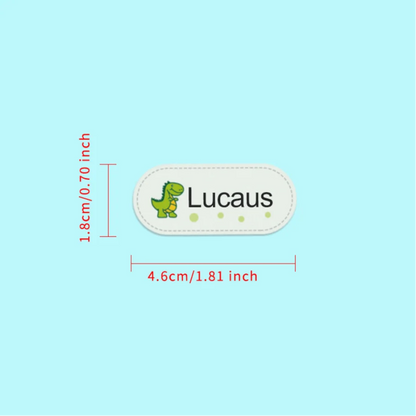Custom Waterproof School Labels for Kids - Iron-On Name Tags Options for School, Durable Personalized Stickers for Uniforms