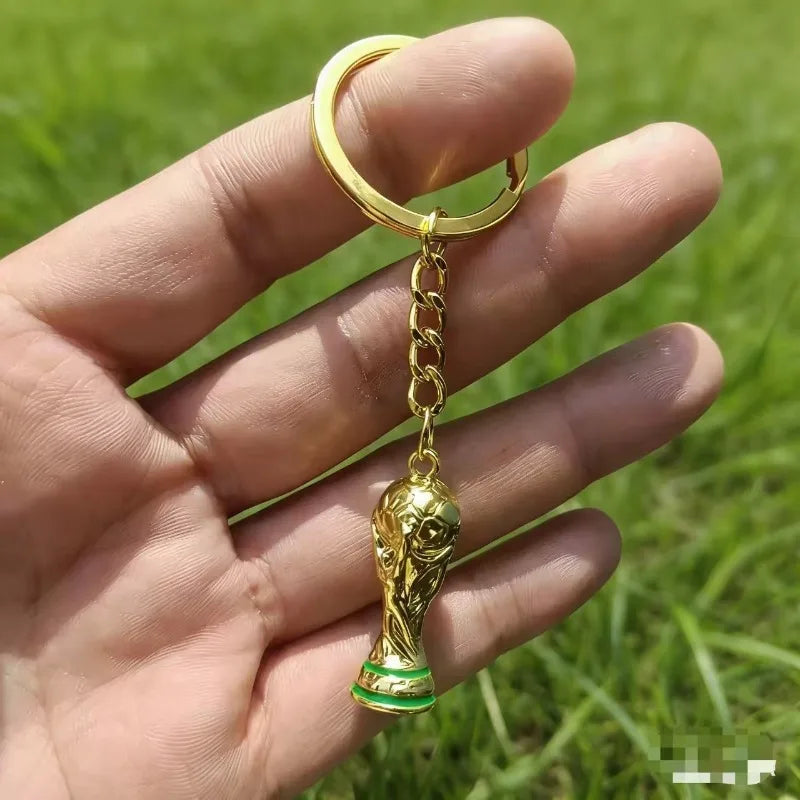 FIFA 26 Years Match Ball Trophy Keychain Model Plastic Mini Soccer Ball Key Ring Bag Charm Sports Fan Souvenir Gift for Adult
