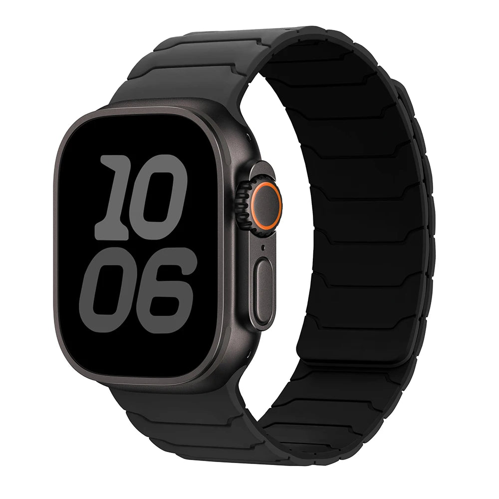 magnetic Strap For Apple Watch Band ultra 2 3 49mm 44mm 40mm 41mm 46mm 42mm 45mm 38 Silicone Bracelet IWatch Series 11 9 8 SE