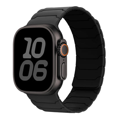 magnetic Strap For Apple Watch Band ultra 2 3 49mm 44mm 40mm 41mm 46mm 42mm 45mm 38 Silicone Bracelet IWatch Series 11 9 8 SE