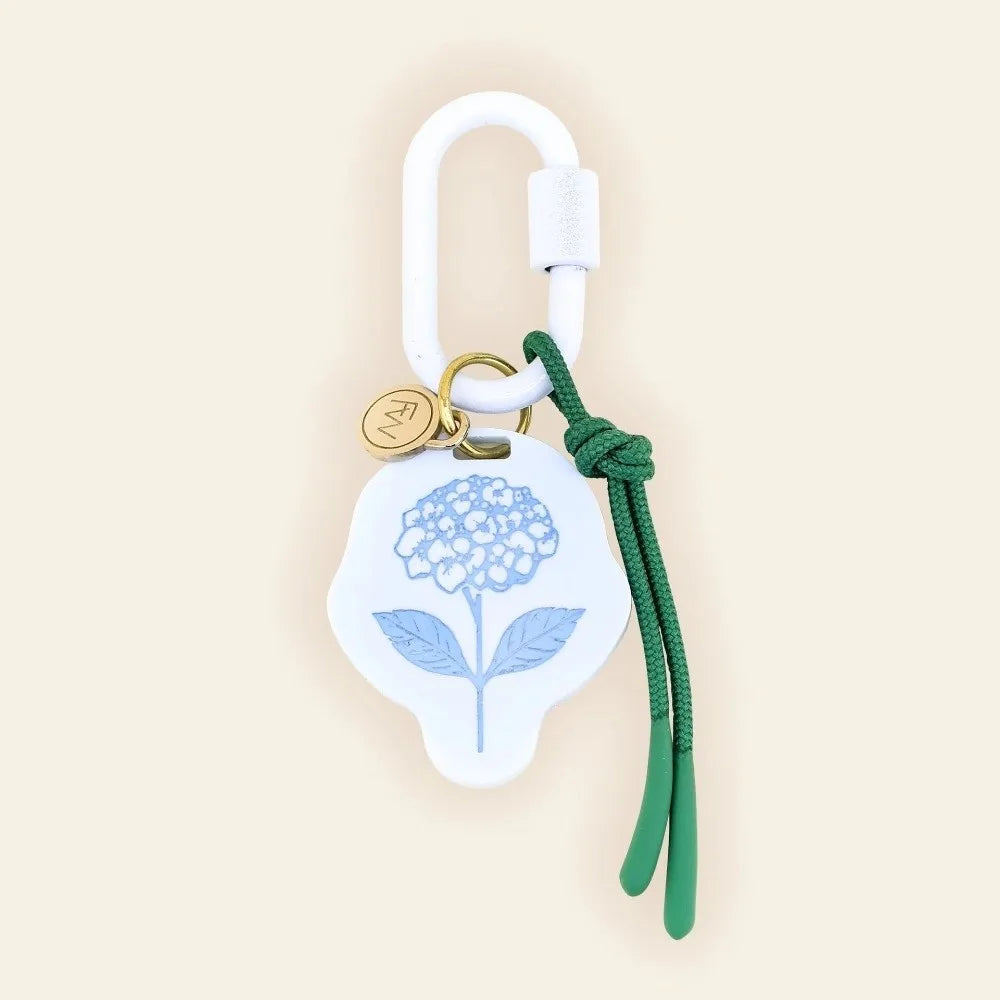 Acrylic Charms Retro Rope Woven Pendant Geometric Car Keyring Mobile Phone Pendant Fashion Cartoon Bag Chain Charms - Style B