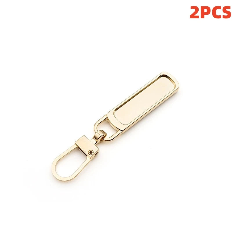 Detachable Zipper Puller Universal Replacement Tab Zippers Head Sliders Repair Kit for Suitcases Bags Clothing DIY Sewing Cra