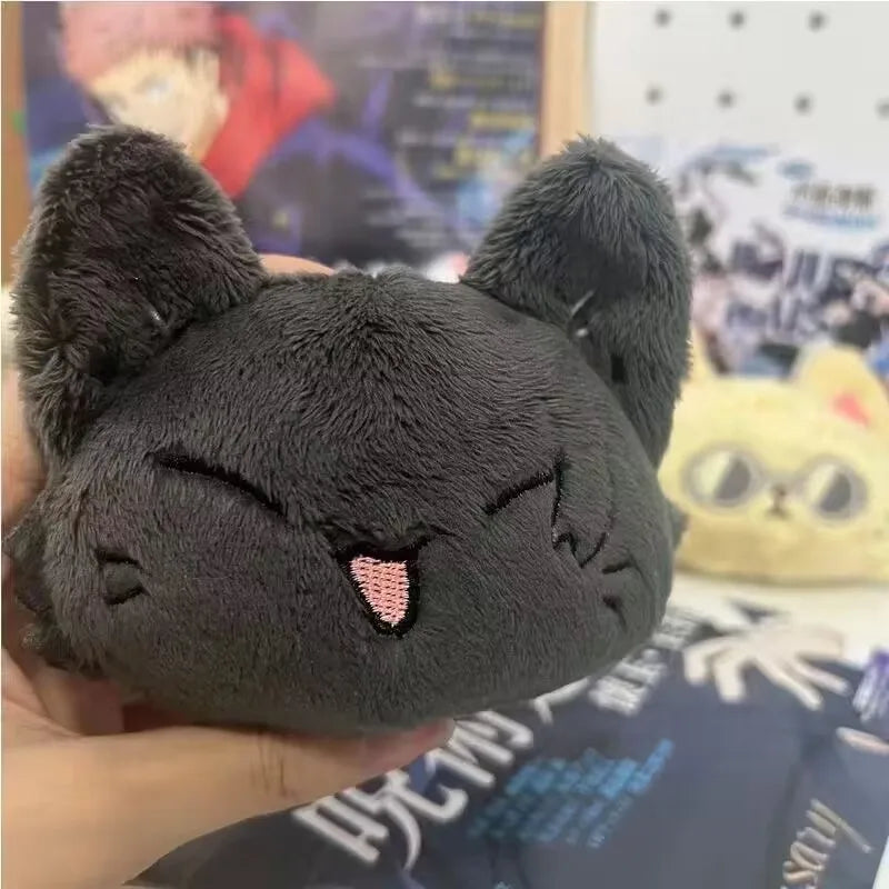 Anime Keychain Geto Suguru and Satoru Gojo Plush Cosplay Pendant Keyrings Accessories Key Chains Fans Gifts - K-ZSHZ-black