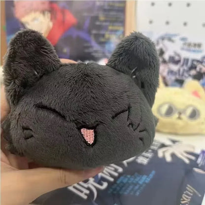 Anime Keychain Geto Suguru and Satoru Gojo Plush Cosplay Pendant Keyrings Accessories Key Chains Fans Gifts - K-ZSHZ-black