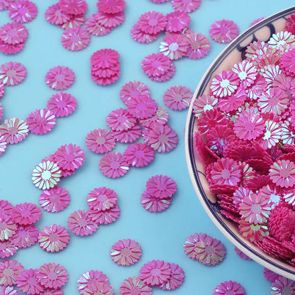 Small Daisy Sequins Matte Lentejuelas 9mm Sequins Loose Sequins for Wedding Decoration/Crafts Ladies Accessories Sequins