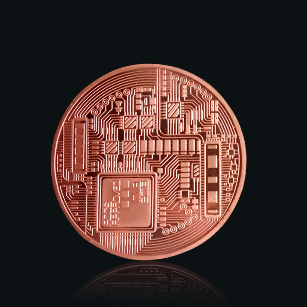 3/1PC Bitcoints BTC Coins Collectible Collection Gold Plated Bitcoin Coin Collectible Art Collection Gift Physical Commemorat