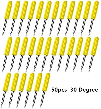 30/45/60 Degrees Replacement Blades For Roland Cricut Plotter Blade Knife Cutter Blades For Power Tools Cutting Plotter 50PCS