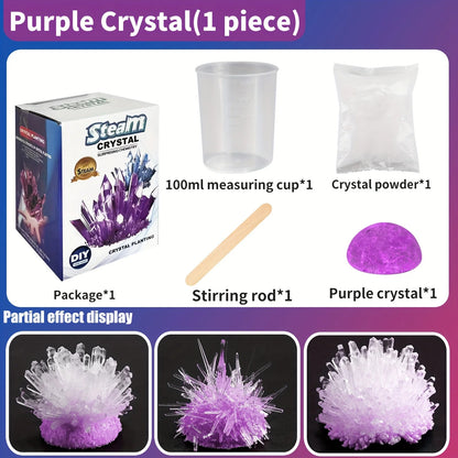 Science education toys, crystal growth and planting, educational puzzle toys, DIY crystal growth toys, Halloween/Christmas - 