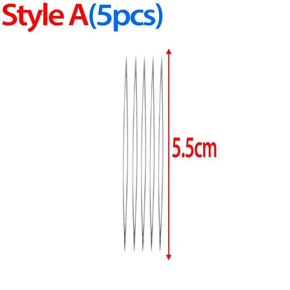 Beading Needles Pins Open Curved Big Eye Needle for Beads Bracelet DIY Jewelry Making Tools Handmade Craft Beaded Threading P