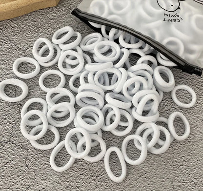 50/100Pcs Colorful Nylon Hair Bands for Children Scrunchie Hair Ties Rubber Band Kids Elastic Hair Leagues Girl Hair Accessor