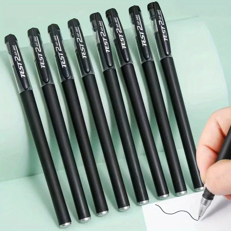 5/10/20pcs Quick-Drying Gel Pens, 0.5mm Fine Tip, Black Ink - Ideal Choice for Office and School clea For school office use o