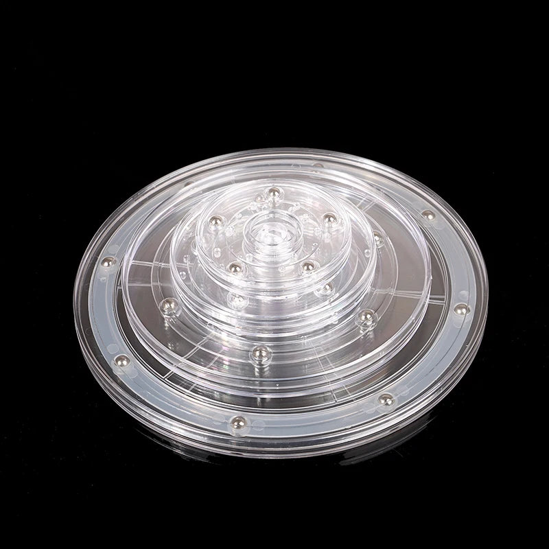 Turntable Acrylic 360 Rotating Display Stand Transparent Round Base Lazy Susan Jewelry Decor Swivel Plates Furniture Hardware