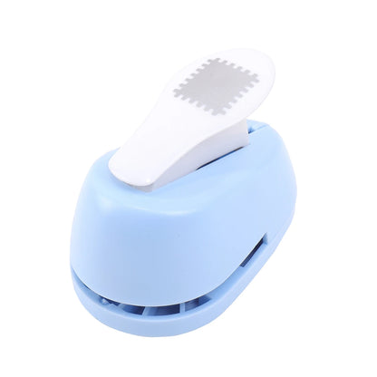 Stamp Shaped Paper Punch, Portable Hole Puncher for Crafts, Scrapbooking Supplies, DIY Card Making & Paper Crafting Tool - Bl