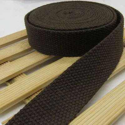 5M Cotton Webbing Suspenders Craft Supplies DIY Decorative Sewing Fabric Crafts Nylon Webbing Pet Rope Backpack Accessories