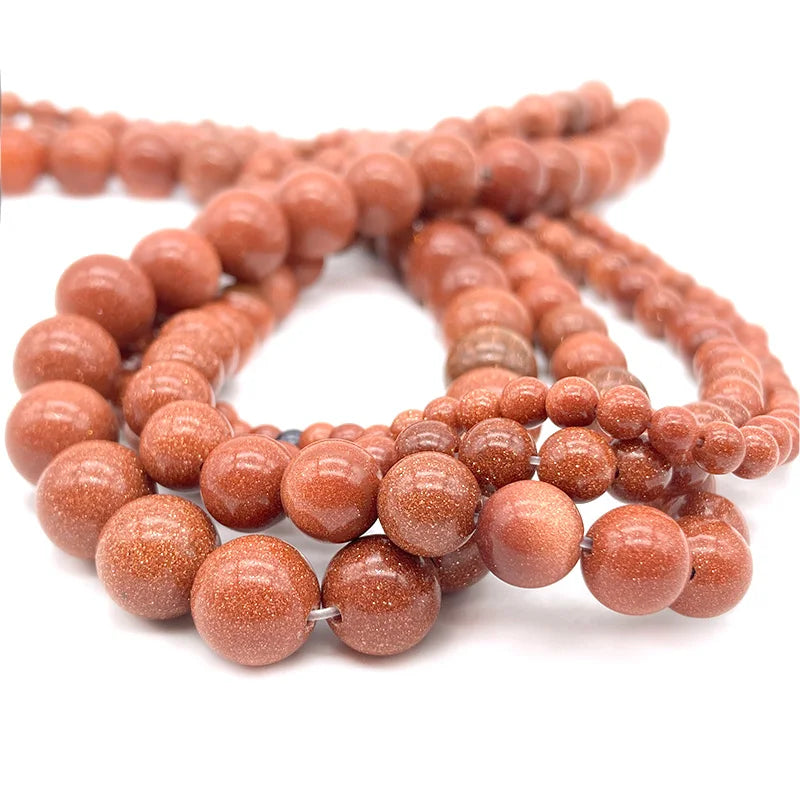 4 6 8 10mm Natural Stone Beads Amethyst Amazonite Agates Jades Loose Round Beads for Jewelry Making Bracelet Necklace DIY