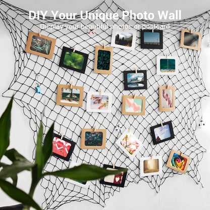 80x40 Inch Fishing Net Decor, Thick Natural Material Nautical Mesh, Wall Table Ceiling Decoration for Halloween Christmas Par