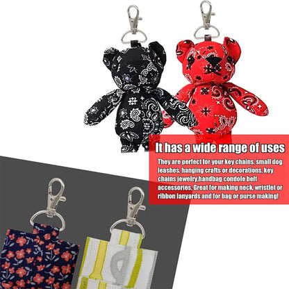 5/10/20PCS Swivel Clasps Lanyard Snap Hooks Key Chain Clip Hook Metal Lobster Claw Clasp for Keychain Sewing Jewelry DIY Craf