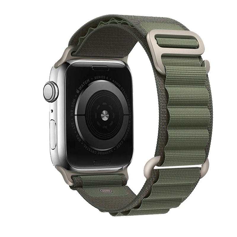 for Apple watch Straps 45mm 46mm 49mm 42mm iwatch Band 44mm 40mm Nylon Alpine bracelet correa Series 10 9 8 7 6 11 SE Ultra 2