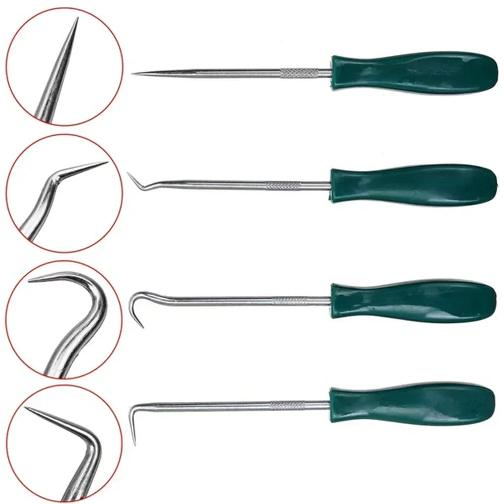 4Pcs Oil Seal Screwdrivers Set Car Auto Vehicle Pick Hooks For Garages General-Plumbers Mechanics Workshop Car Tools 135mm Am