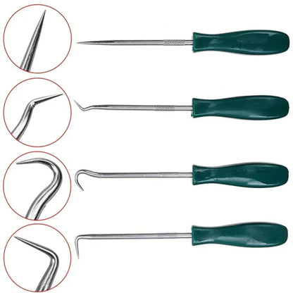 4Pcs Oil Seal Screwdrivers Set Car Auto Vehicle Pick Hooks For Garages General-Plumbers Mechanics Workshop Car Tools 135mm Am