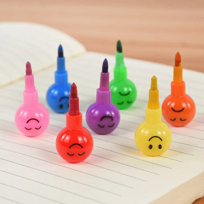5/10Pcs Lollipop Building Block Crayon Pencil Painting Pen Kids Birthday Party Favors Pinata Fillers Back To School Stationer