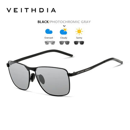 VEITHDIA Brand Men's Vintage Sports Sunglasses Polarized UV400 Lens Eyewear Accessories Male Outdoor Sun Glasses For Women V2