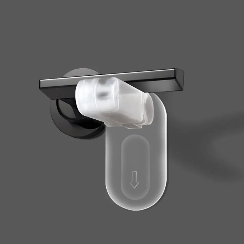 Non Punching Door Handle Safety Lock Protective Door Handle Concealed Buckle Lock Children's Pet Door Blocking Device - trans