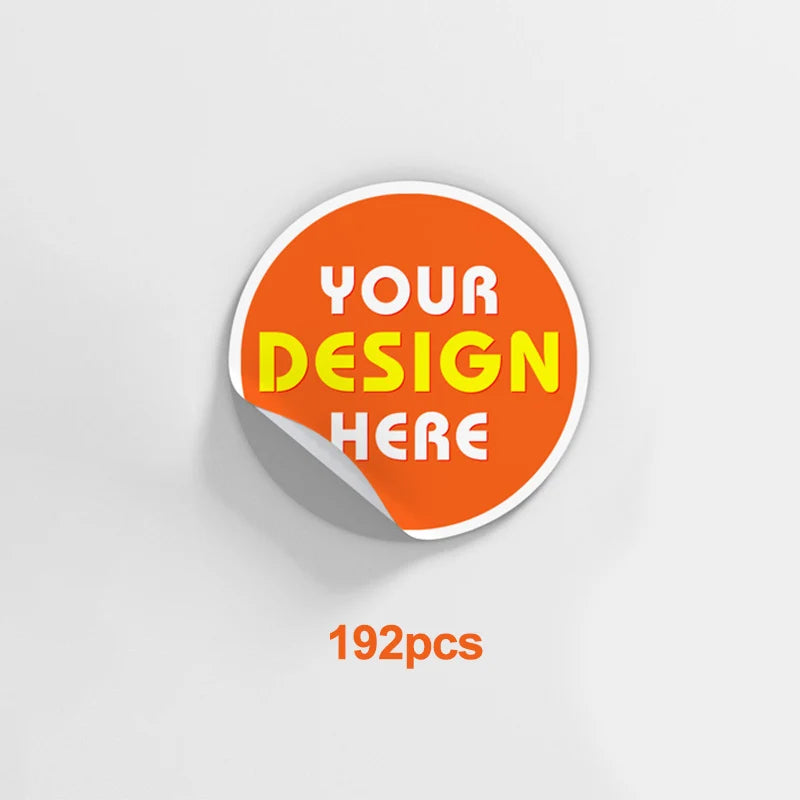 Personalized Milestone Stickers - Tailored Designs for Graduation Parties, Business Anniversaries & Gift Wrapping - 192pcs