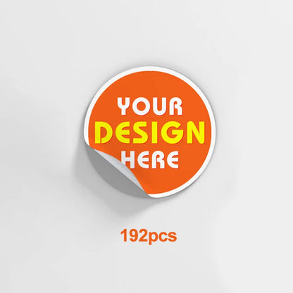 Personalized Milestone Stickers - Tailored Designs for Graduation Parties, Business Anniversaries & Gift Wrapping - 192pcs
