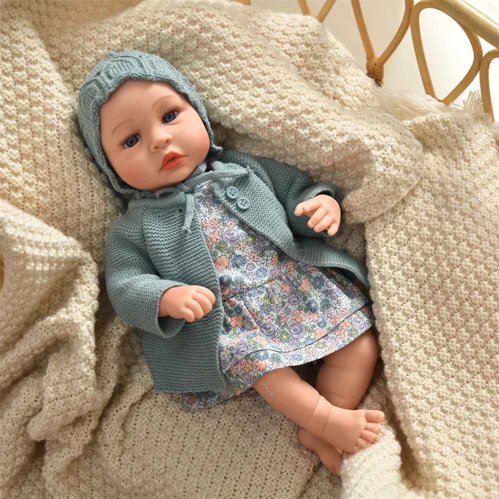 Dolls Clothes for 45cm Baby Dolls DIY Doll Accessories for 45cm Dolls Sweater Jumpsuite Clothes for Reborn Baby Dolls