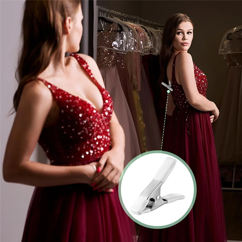 Heavy Duty Fixed Clamp 4 Pack Dress Clips Clothing Clamps For Fitting Bridal Seamstress Mannequin Wedding Photographer