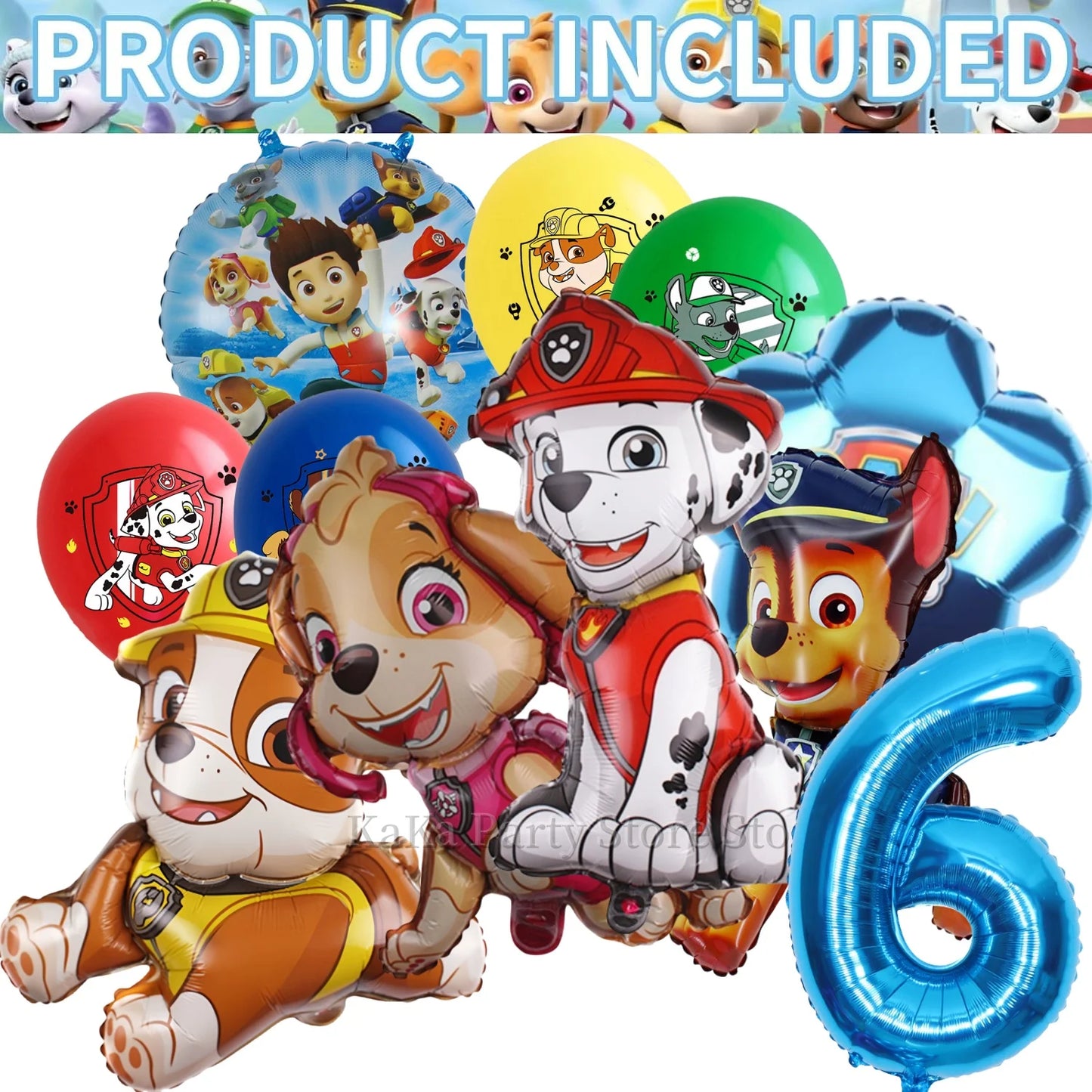 PAW Patrol Birthday Party Decor Tableware Tablecloth Plates Cup Balloons Baby Shower PAW Patrol Party Supplies Kids Favors Gi