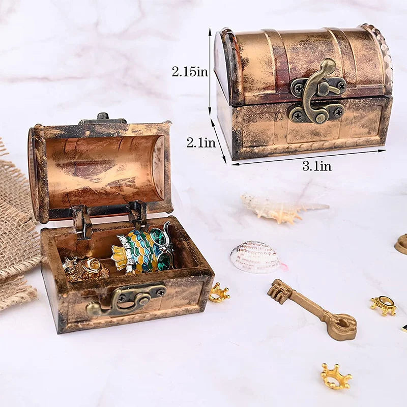 DIY Storage Box Silicone Mould Set Treasure Chest Jewelry Organizer Resin Molds Gypsum Clay Crafts Making Supplie for Home De